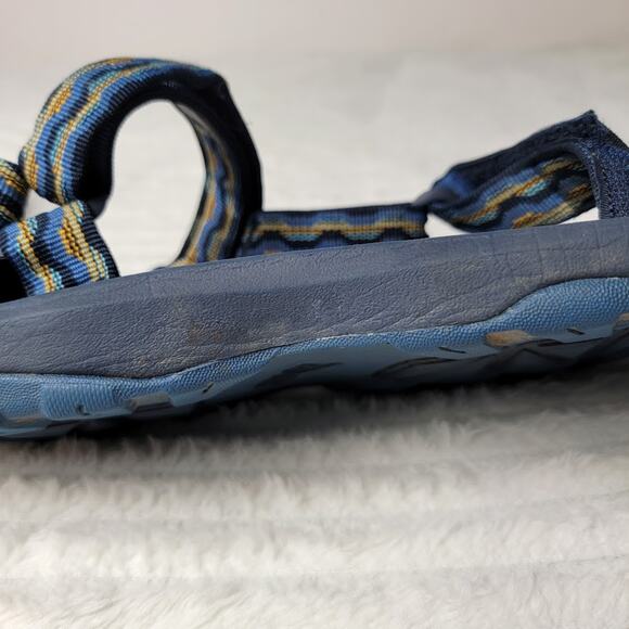 Teva Men’s Blue Sport Sandals Size 5 Strappy Outdoor Hiking Trail Water Gorpcore - Picture 11 of 12
